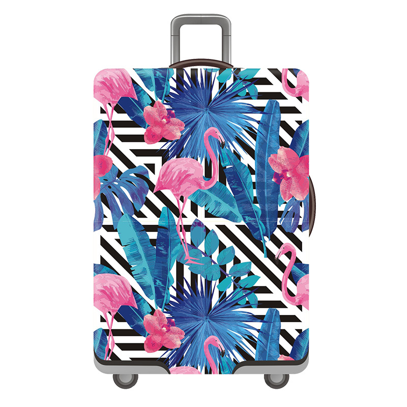 蓝叶粉色火烈鸟