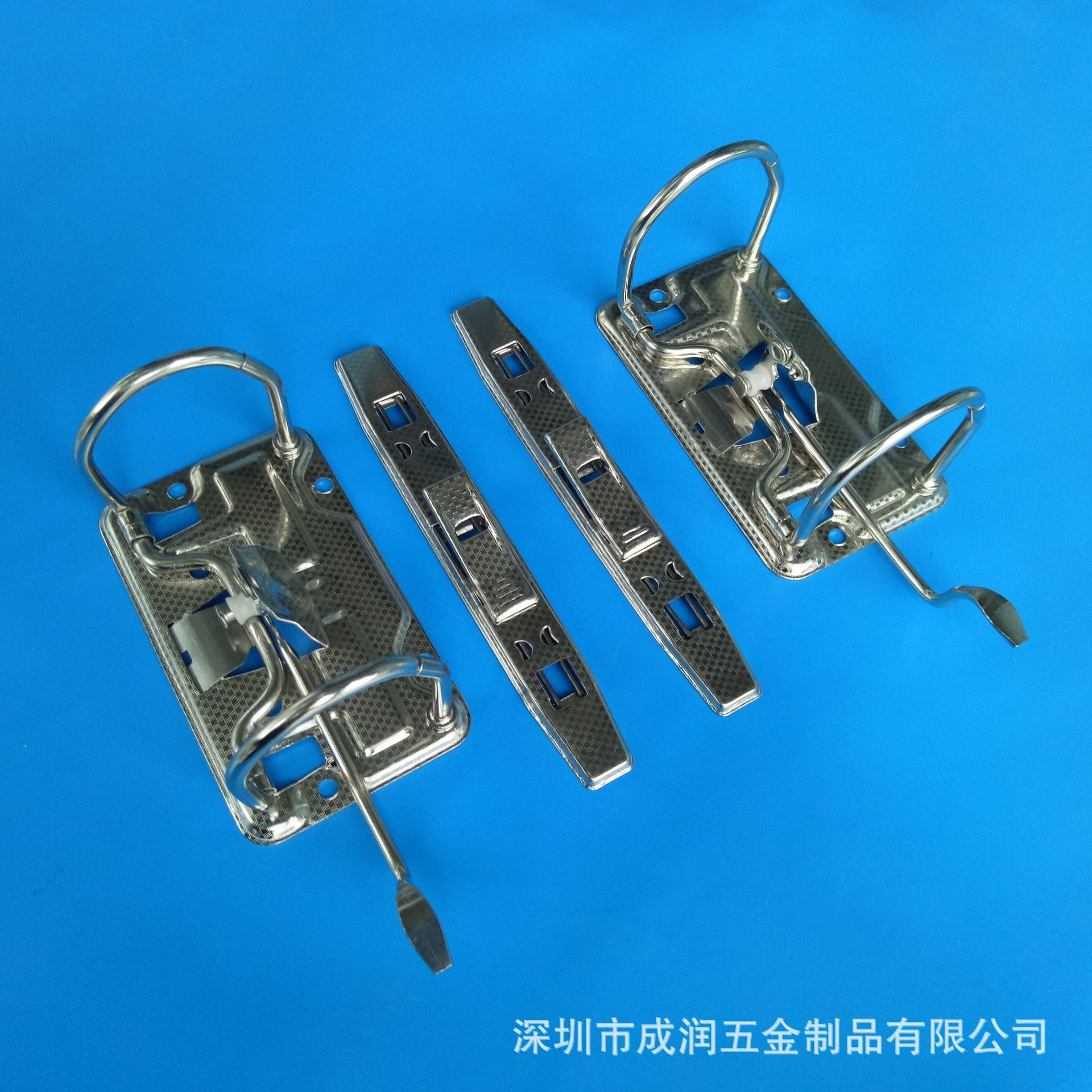 2寸格纹快劳夹+压纸器