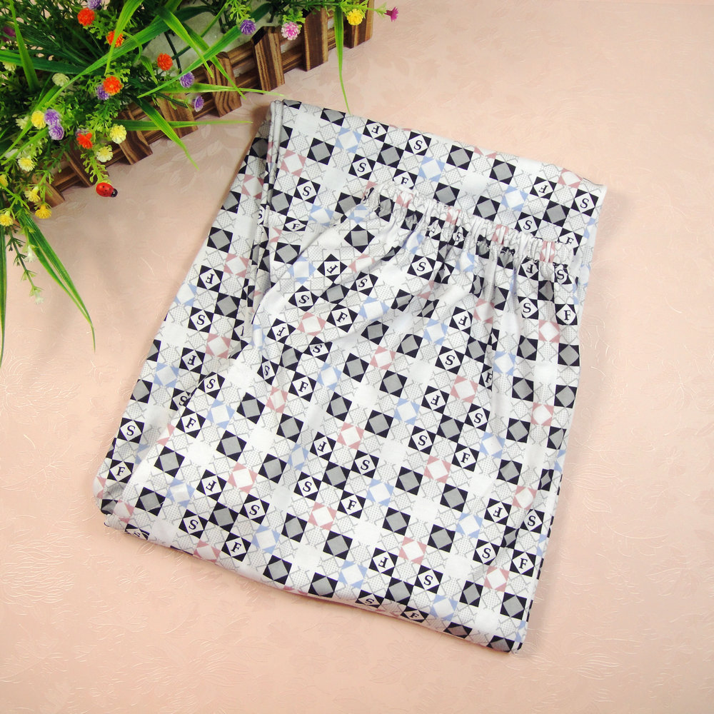 纯棉中厚睡裤二规格90-125斤适合130-150