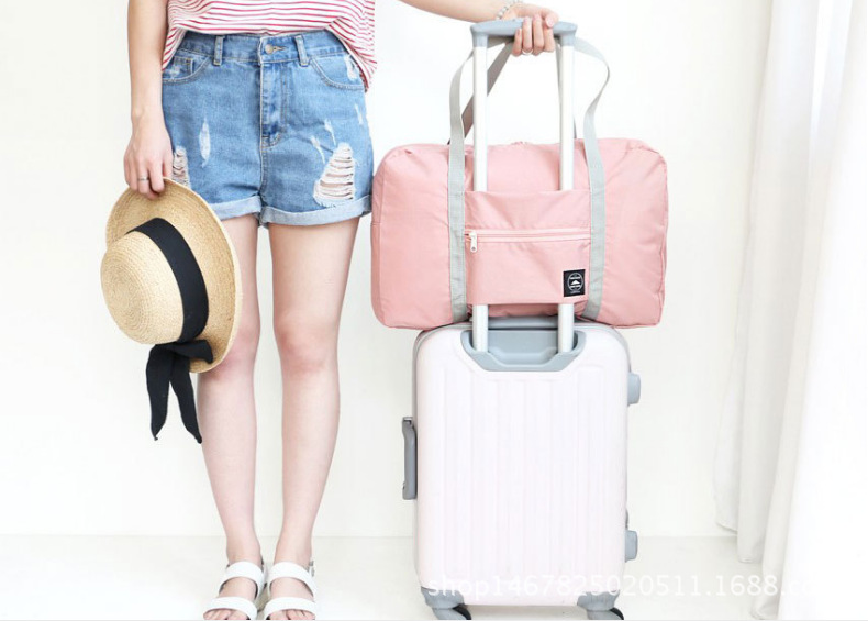 厂家直销 旅行收纳袋 旅行包购物包大容量可折叠旅游