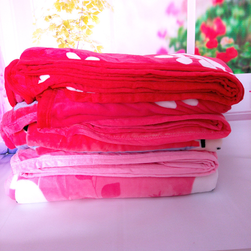 冰貂绒毛毯批发