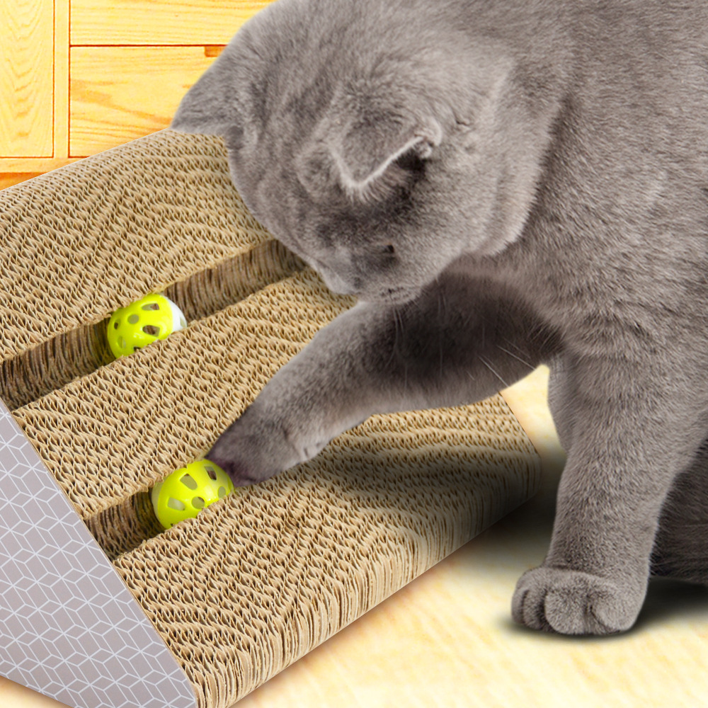 双槽三角猫抓板2