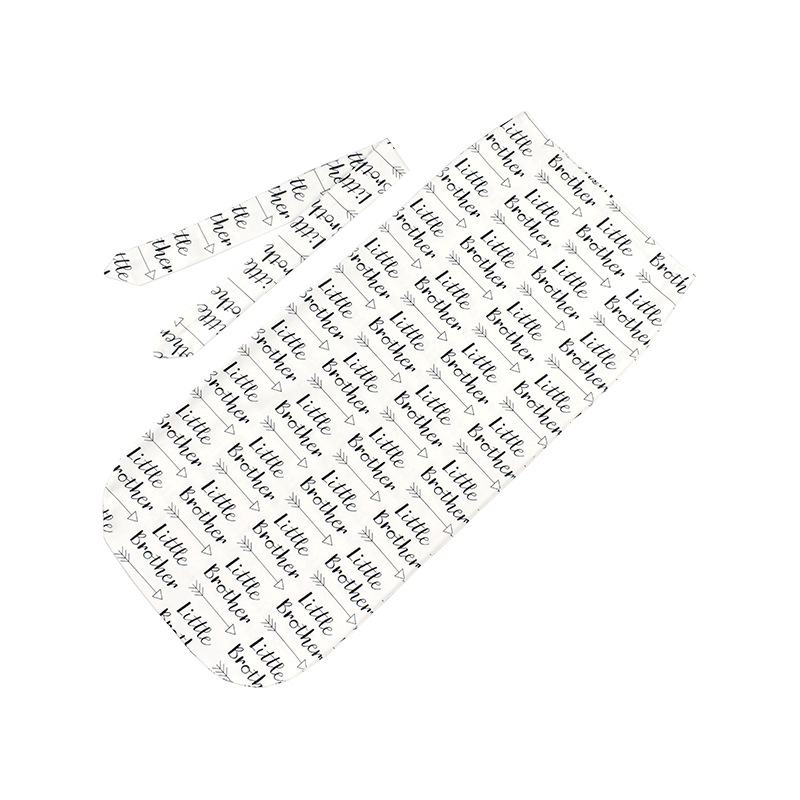 弟弟印花睡袋+发带