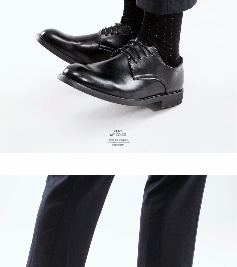 Beny-mycolor-男士丝光棉点点商务袜绅士袜-透气吸