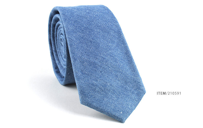 浅藏青男士领带