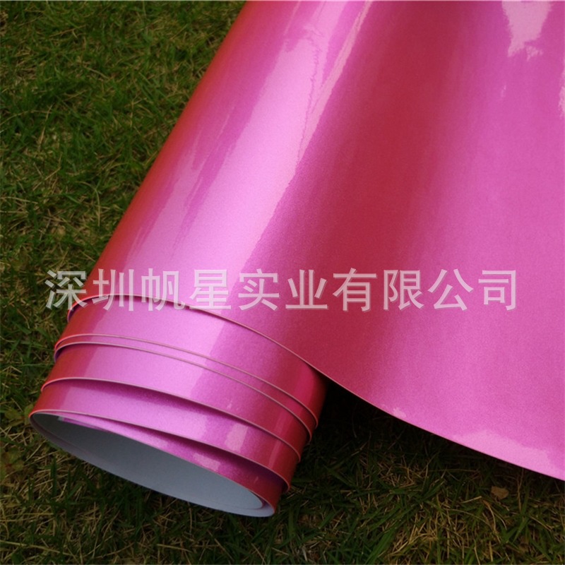Glossy-Pink-Candy-Vinyl-Wrap (