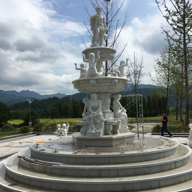 石雕喷泉2
