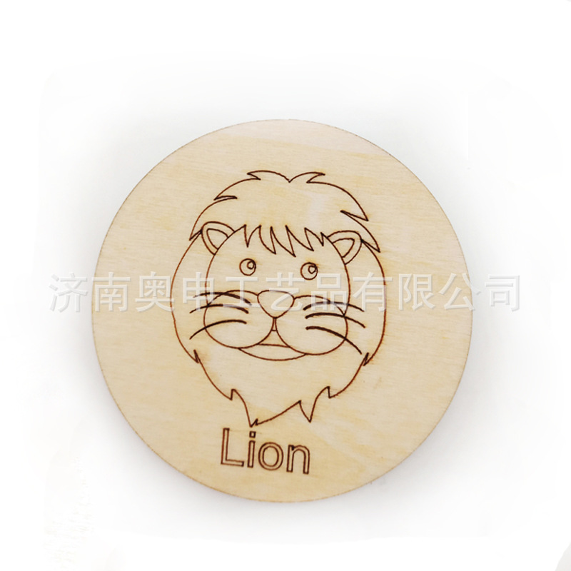 木质英文卡片定制