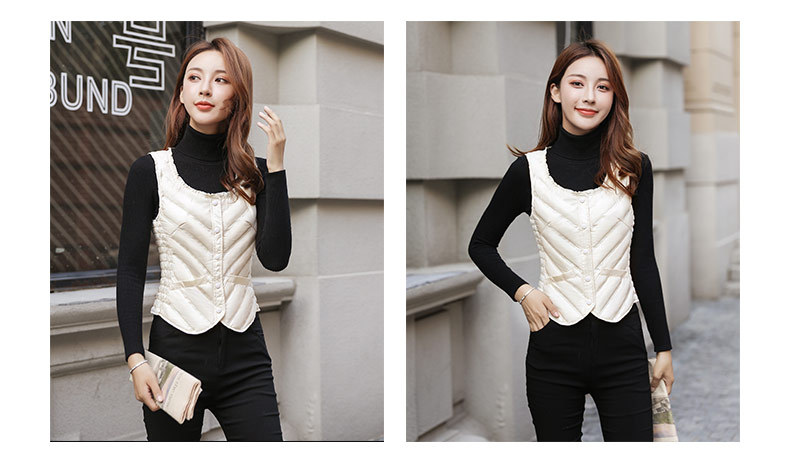 1608新款扣子马甲