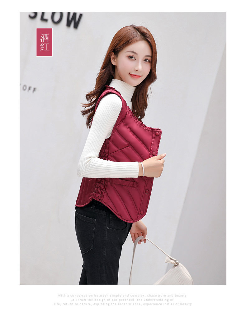 1608新款扣子马甲