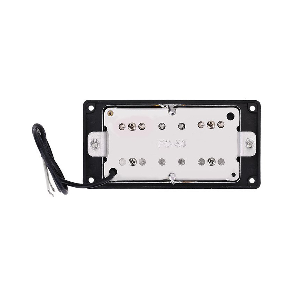 LP电吉他拾音器 双线圈拾音器 银面黑框
