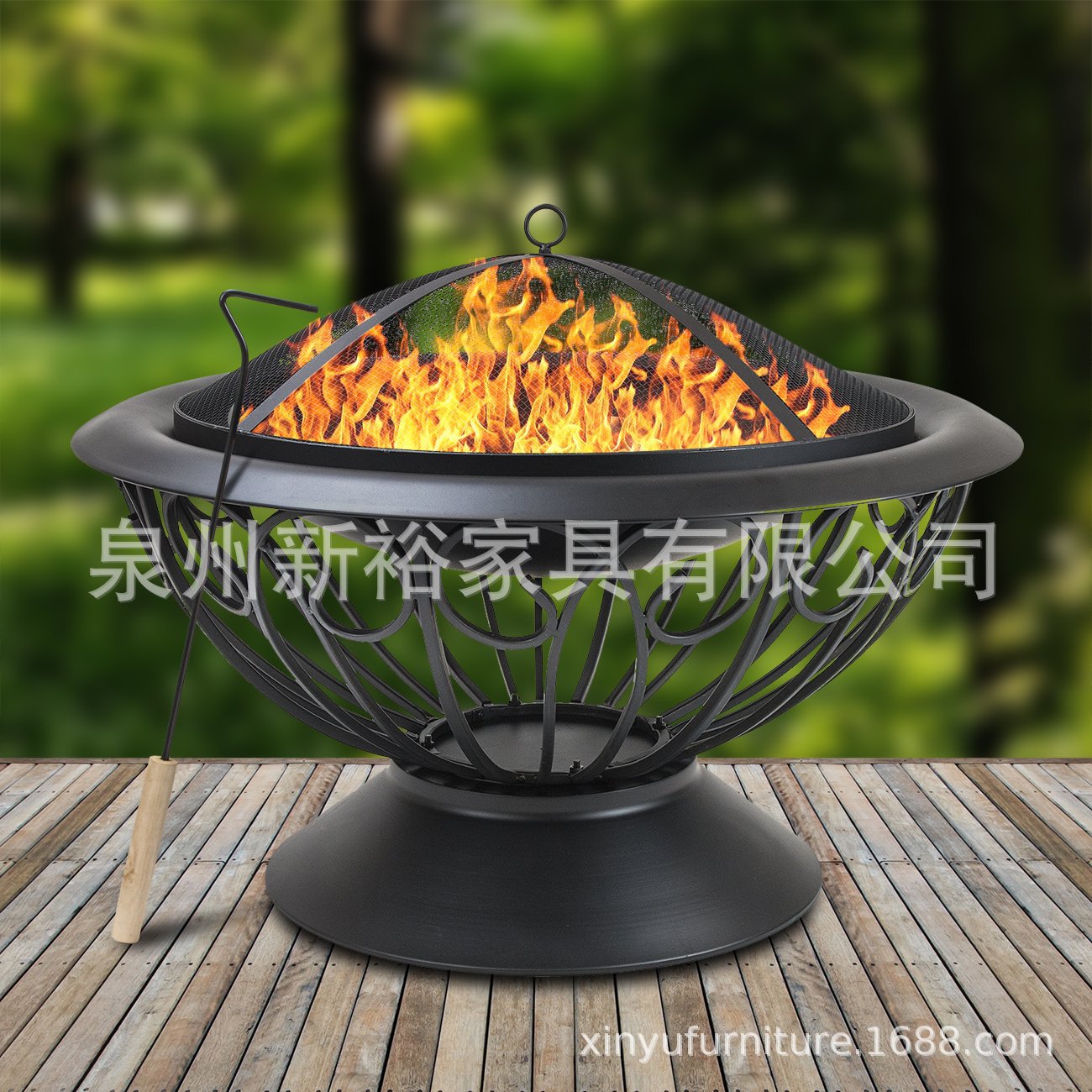 铁艺火炉2