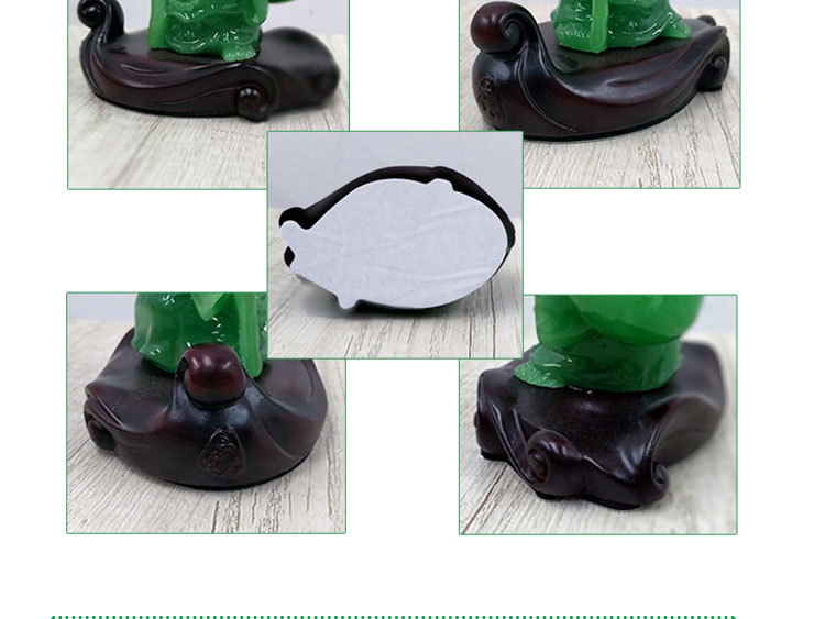 产地货源树脂工艺汽车摆件佛装饰品弥勒佛摆件小佛像仿玉工艺礼品