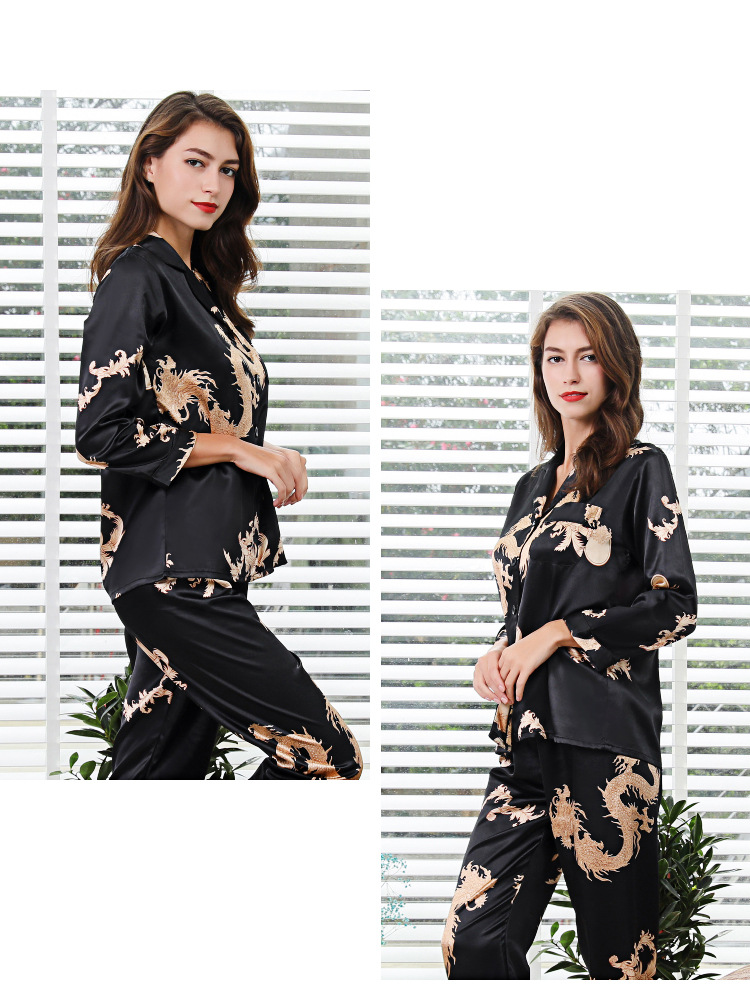 仿真丝睡衣,男女睡衣套装,男士睡衣,女士睡衣,家居睡衣,高档