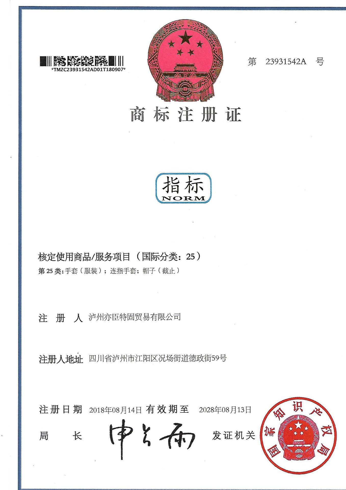 商标指标