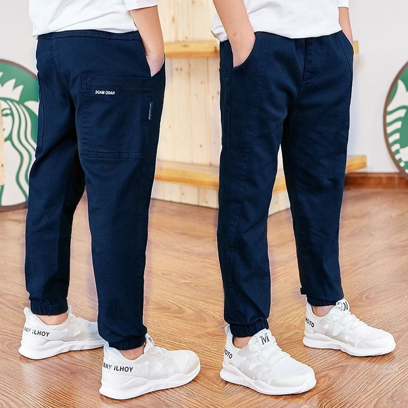 帮手主图-童装男童裤子韩版休闲裤儿童春秋长裤2019春装中大