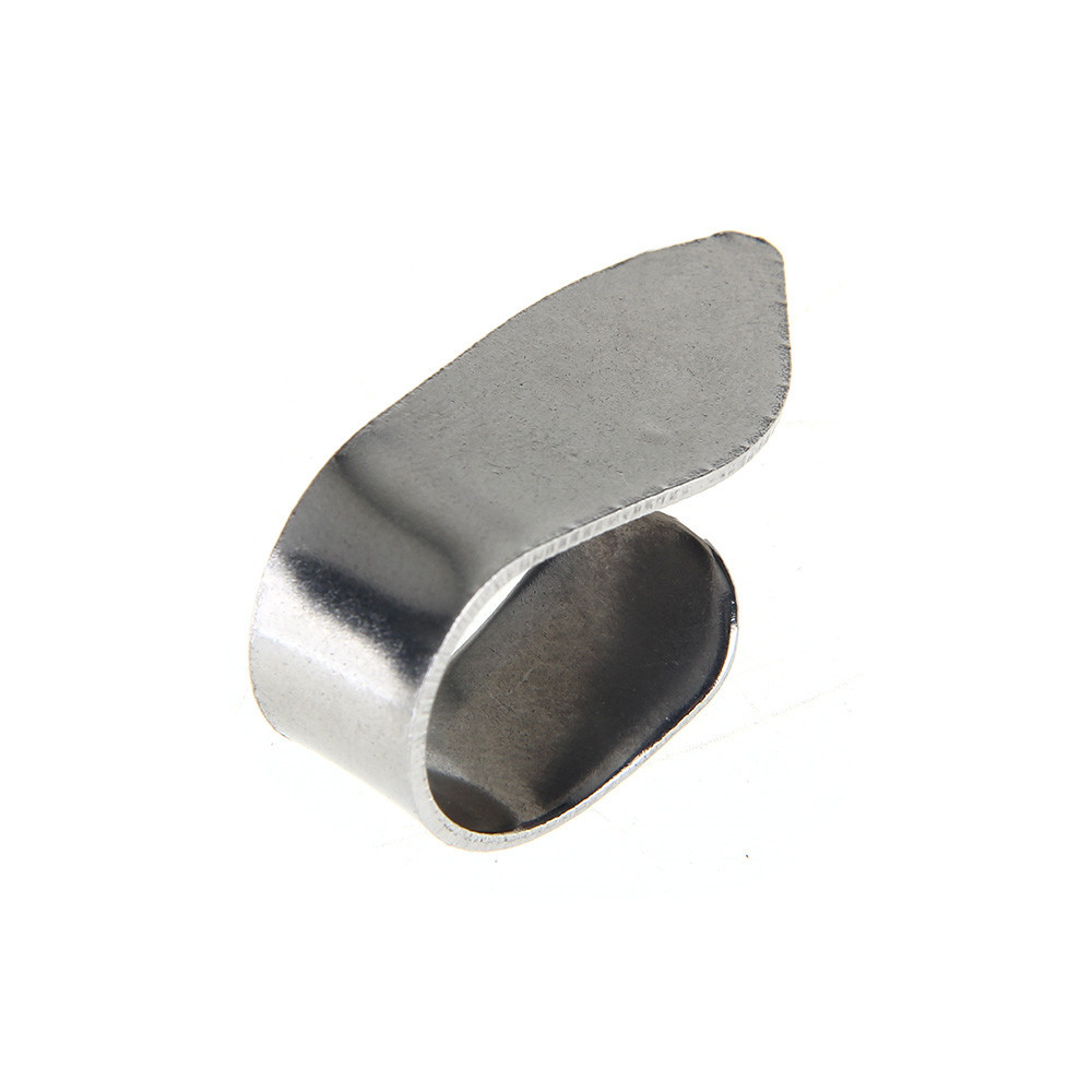 吉他拨片金属银色手指套拨片1个拇指套3个食指套乐配