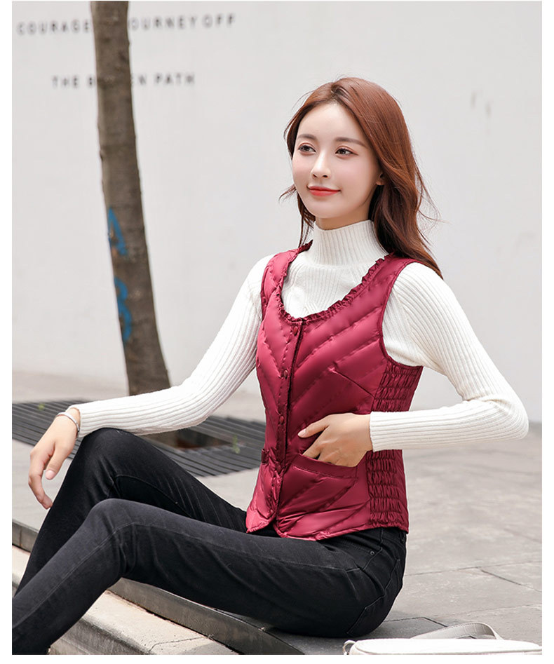 1608新款扣子马甲