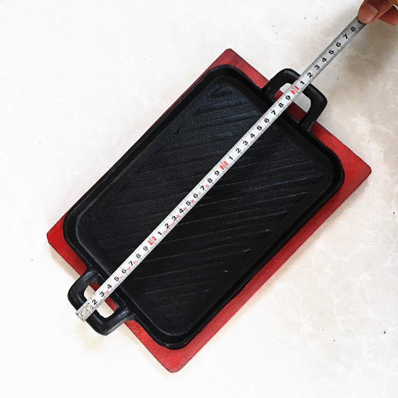 双耳牛排铁板长度展示图