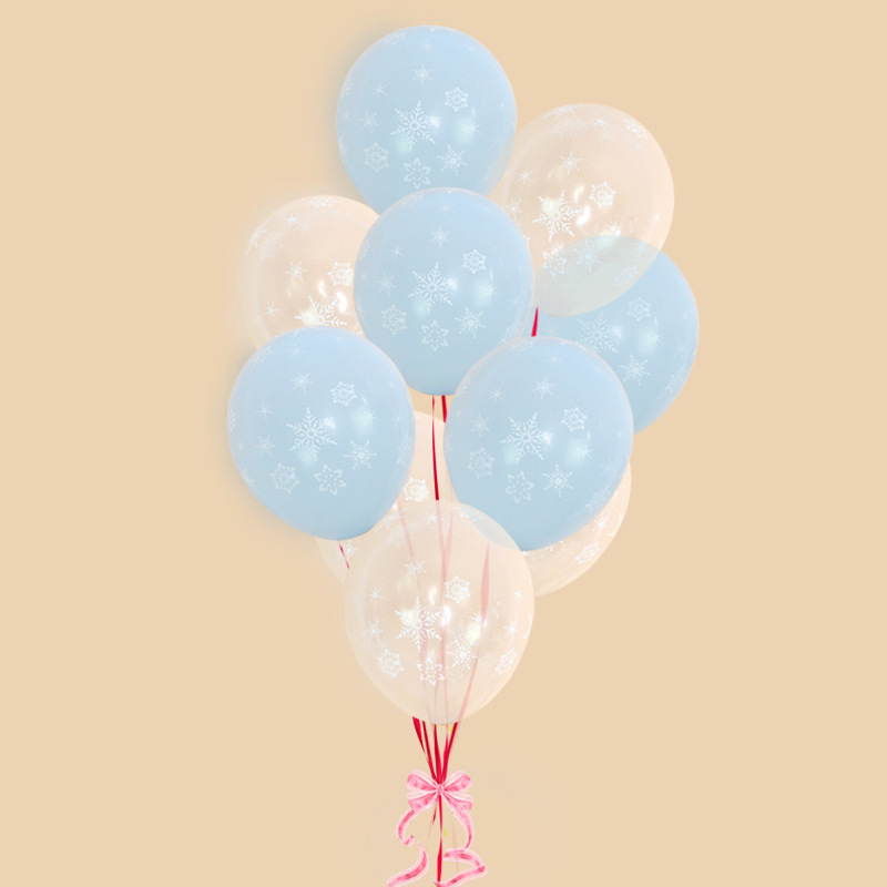 12寸雪花乳胶10个 10pcs 12inch latex