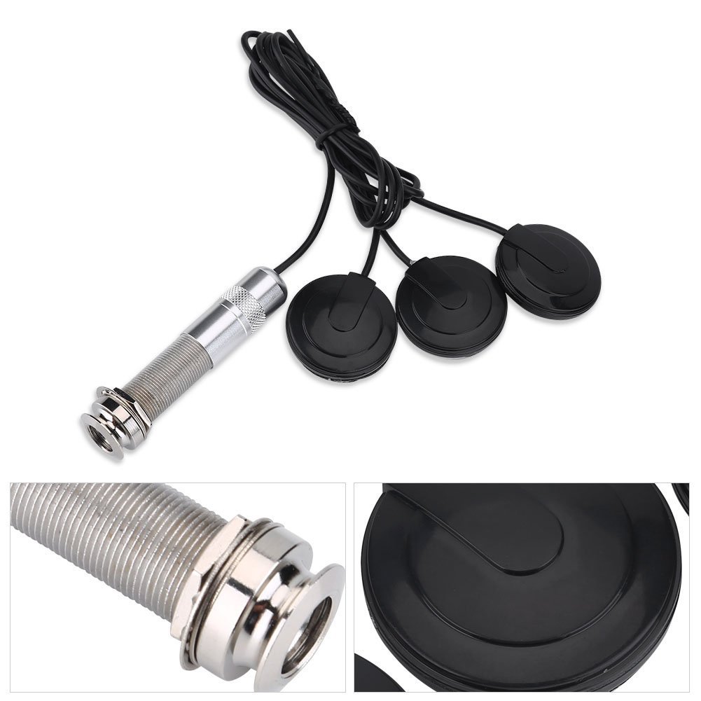 曼陀铃吉他尤克里里拾音器传感器3个传感片不带孔