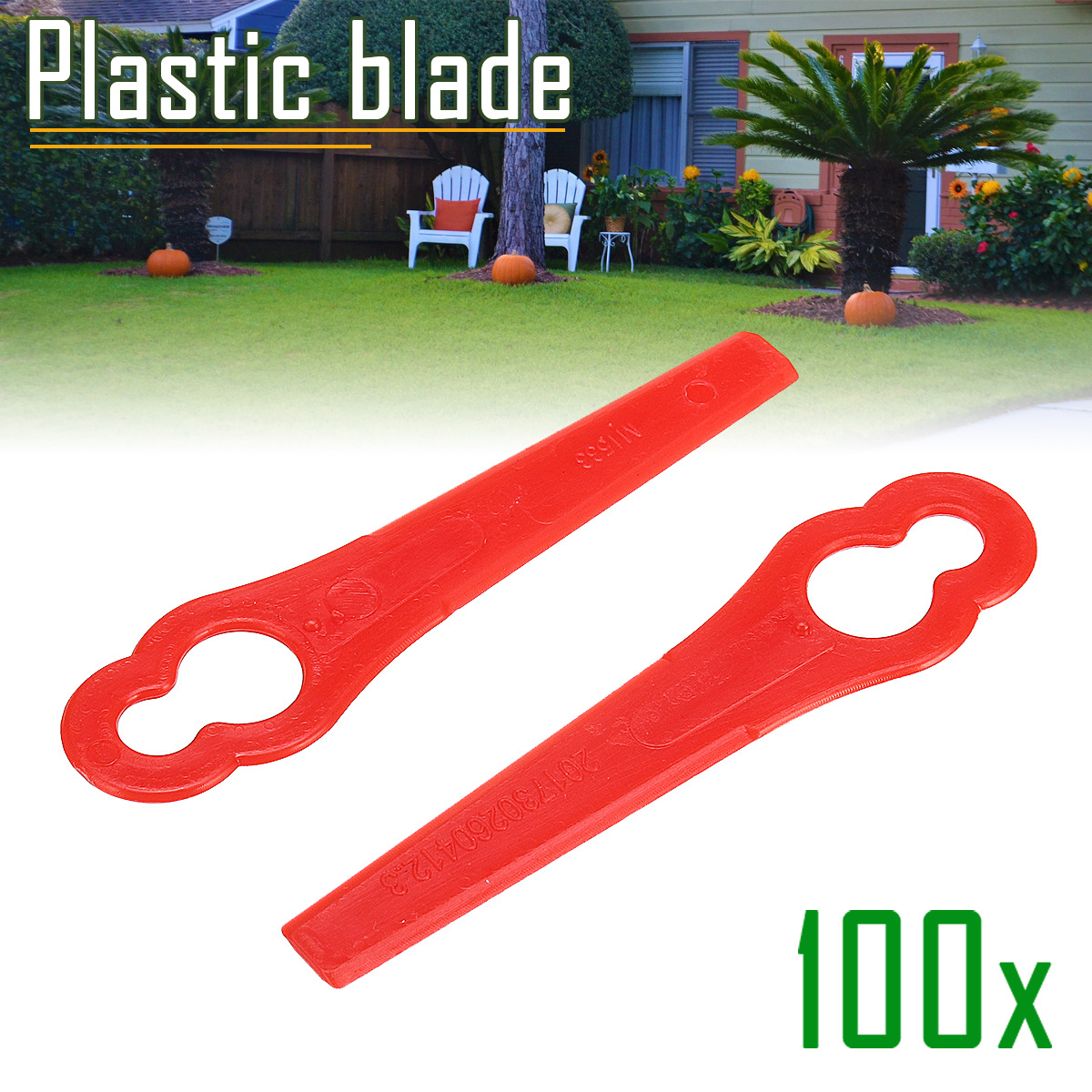 100Pcs-Red-Plastic-Blades-For-