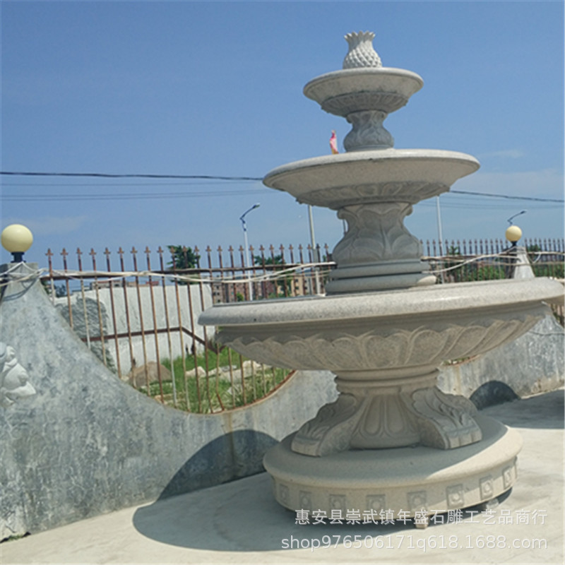 石雕欧式喷泉