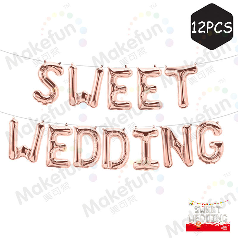 sweet-wedding套装玫瑰金色
