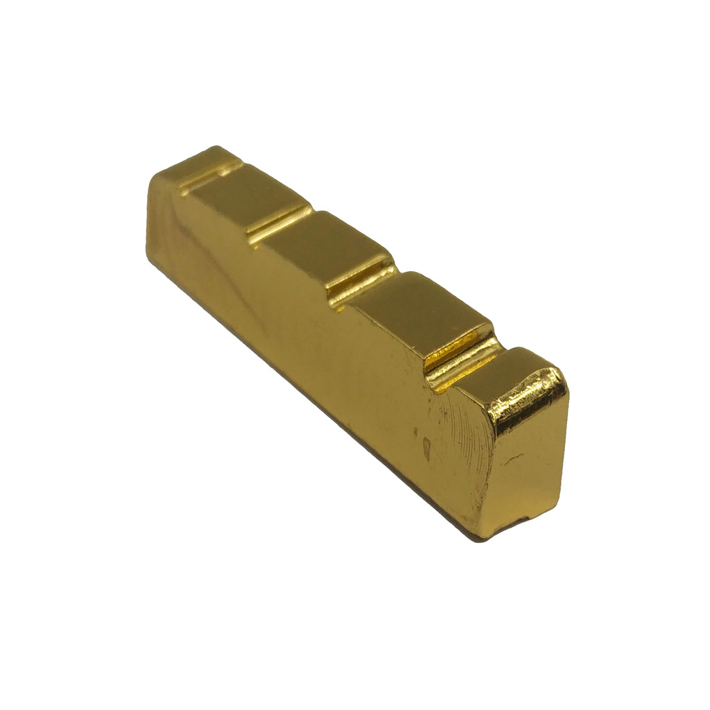 4弦电贝司黄铜上枕 38*6*8/8.9mm 琴枕