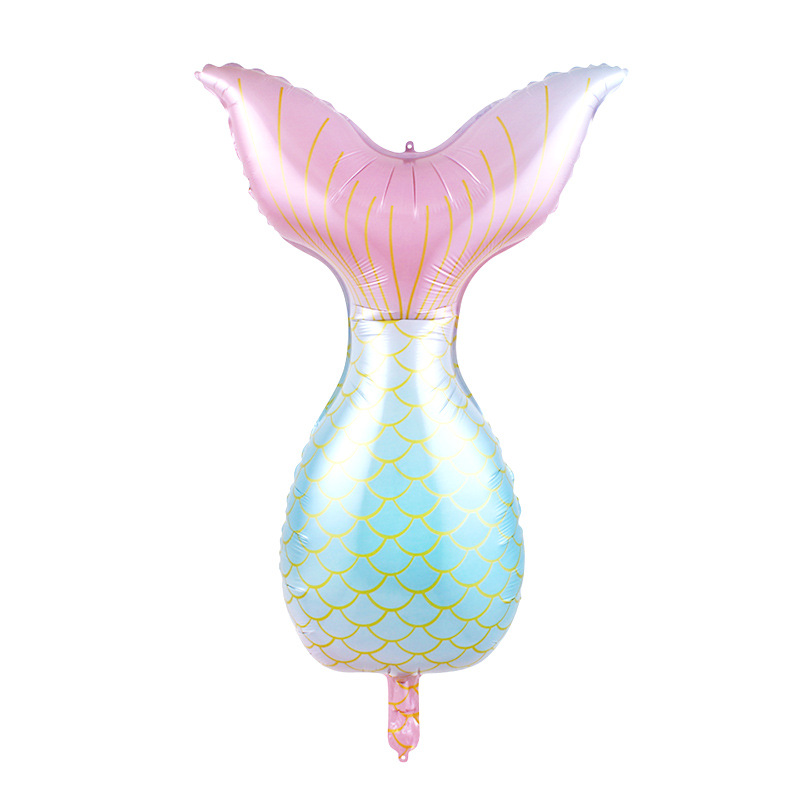 美人鱼尾巴粉蓝mermaid tail PKBL