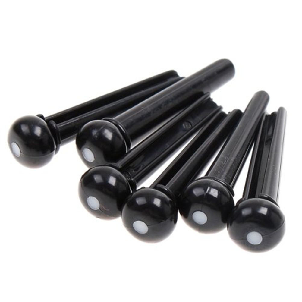 民谣吉他 卷弦器 上下琴枕 黑白弦钉吉他配件组合