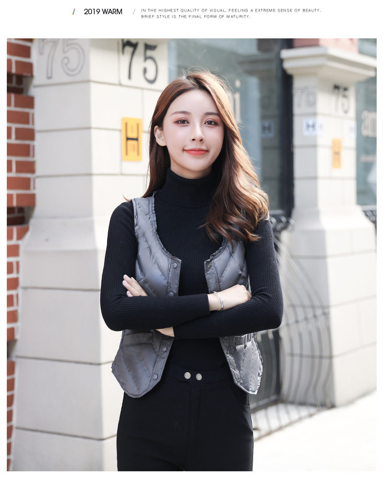 1608新款扣子马甲