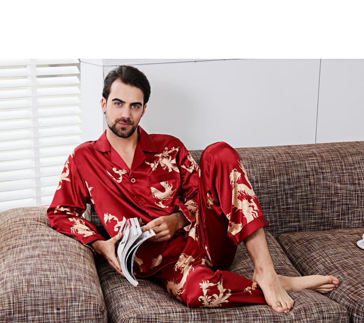 仿真丝睡衣,男女睡衣套装,男士睡衣,女士睡衣,家居睡衣,高档