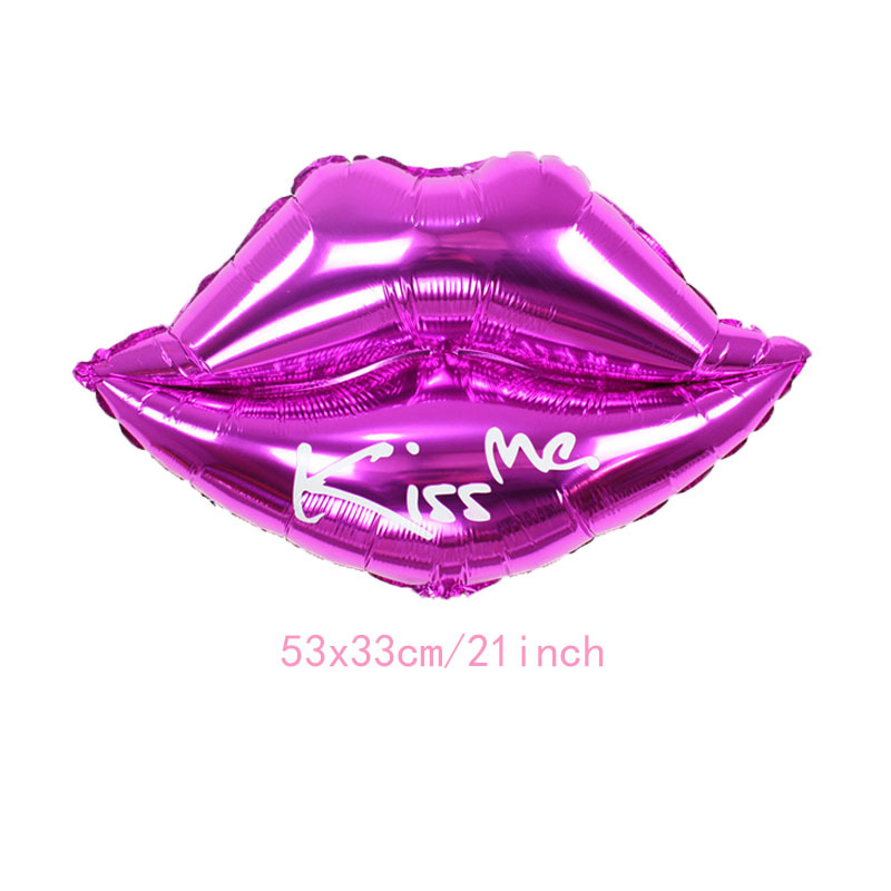新款玫红kiss嘴唇