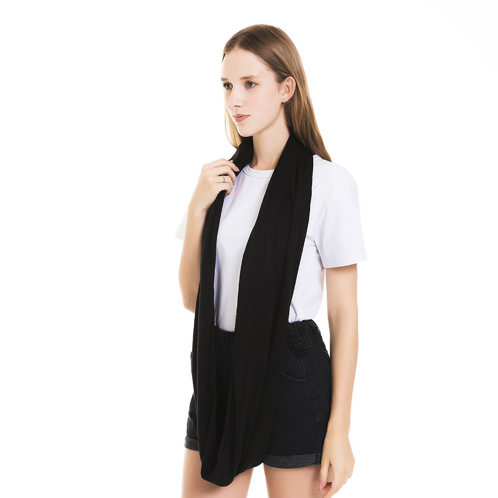 东之丽口袋围脖黑色