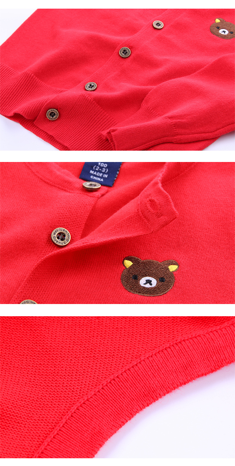 绣小熊开衫详情页4