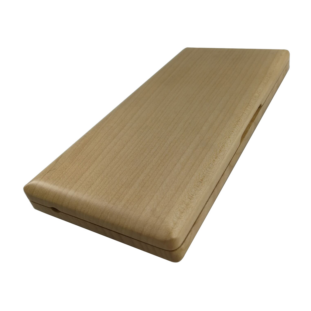 20只装实木双簧管哨片盒 原木色 枫木哨片盒子