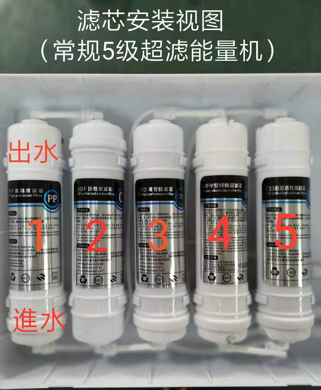 5级滤芯安装图片