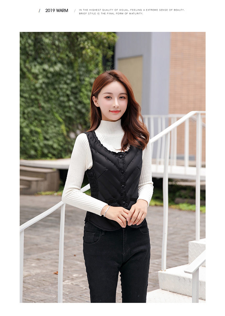 1608新款扣子马甲