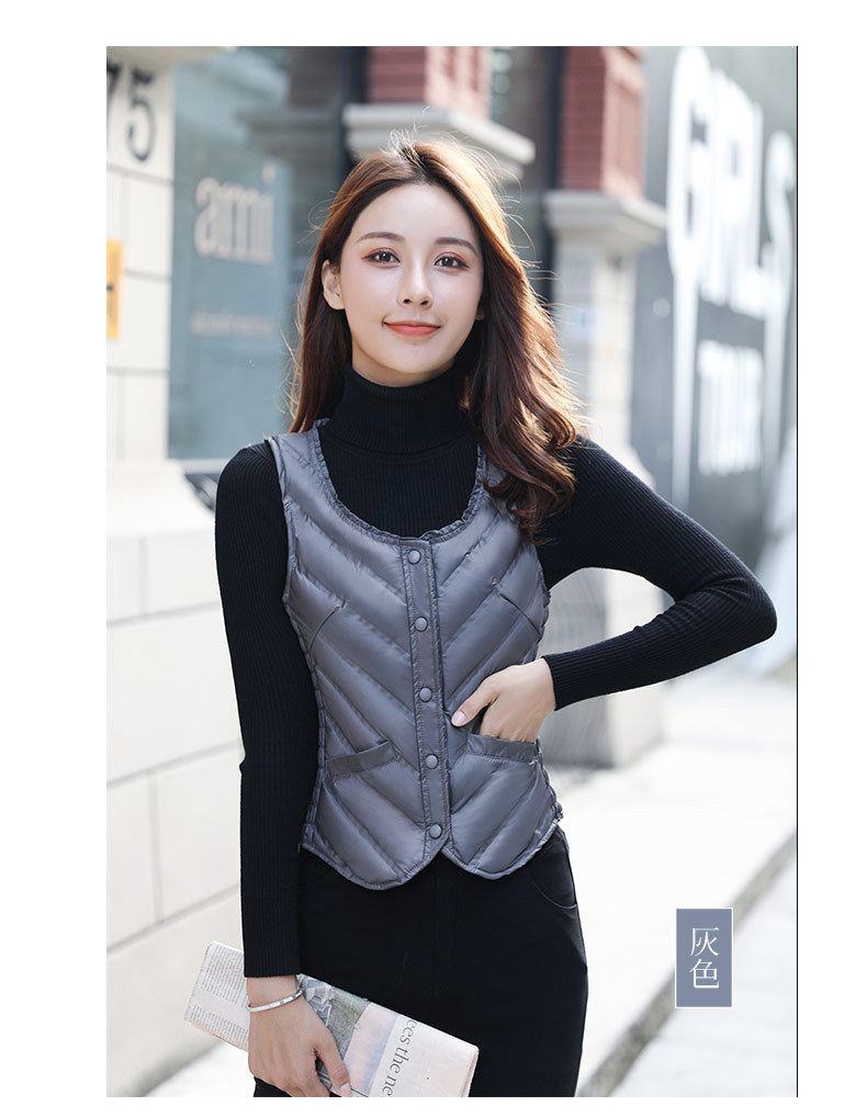 1608新款扣子马甲