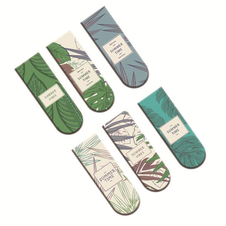夏天树叶 磁性书签