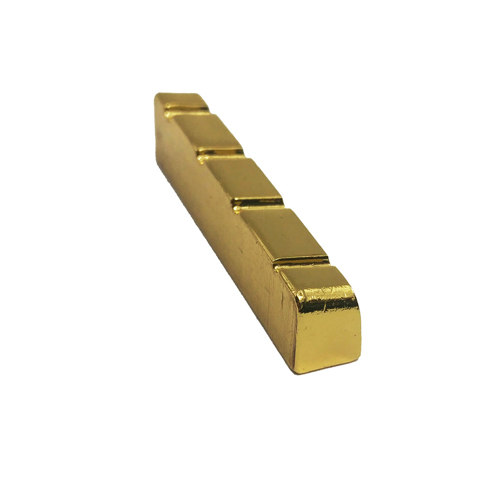 4弦电贝司黄铜上枕 38*6*8/8.9mm 琴枕