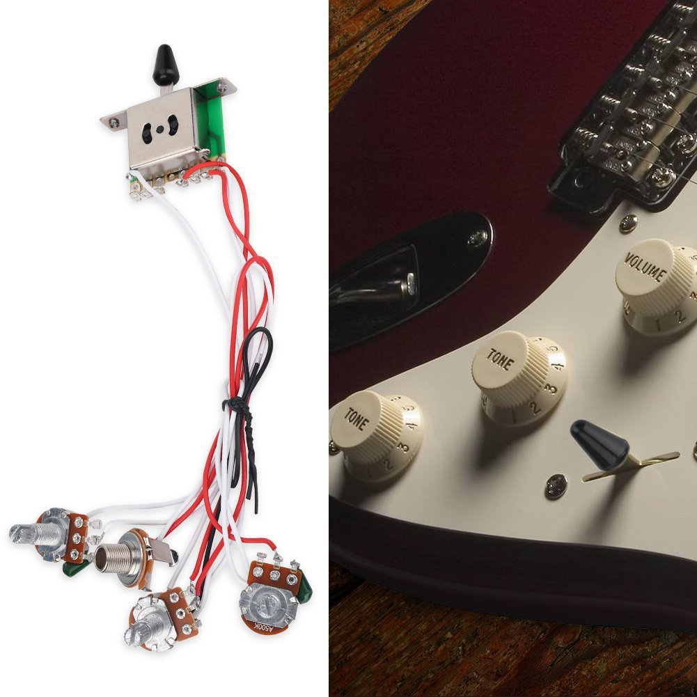 ST电吉他线路 1V2T1J 五档开关线路