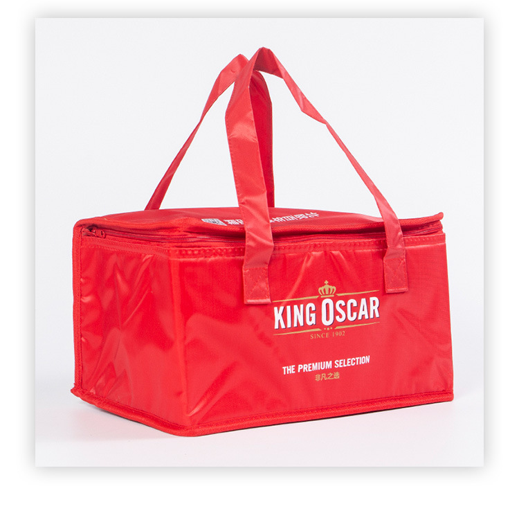 个性创意印花手提保温包野餐保冷保鲜立体大容量定制可印广告logo