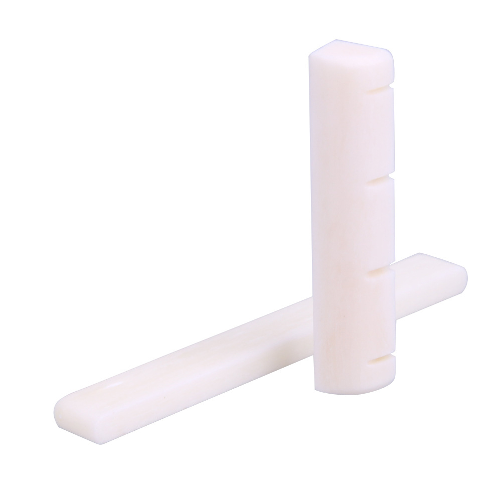 尤克里里牛骨上下琴枕 一套 纯牛骨琴桥琴