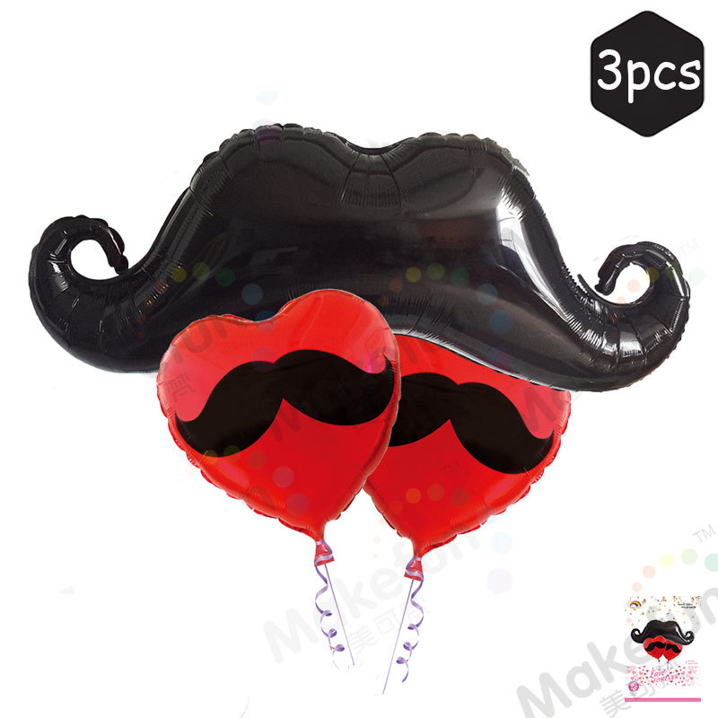 大胡子桃心套装