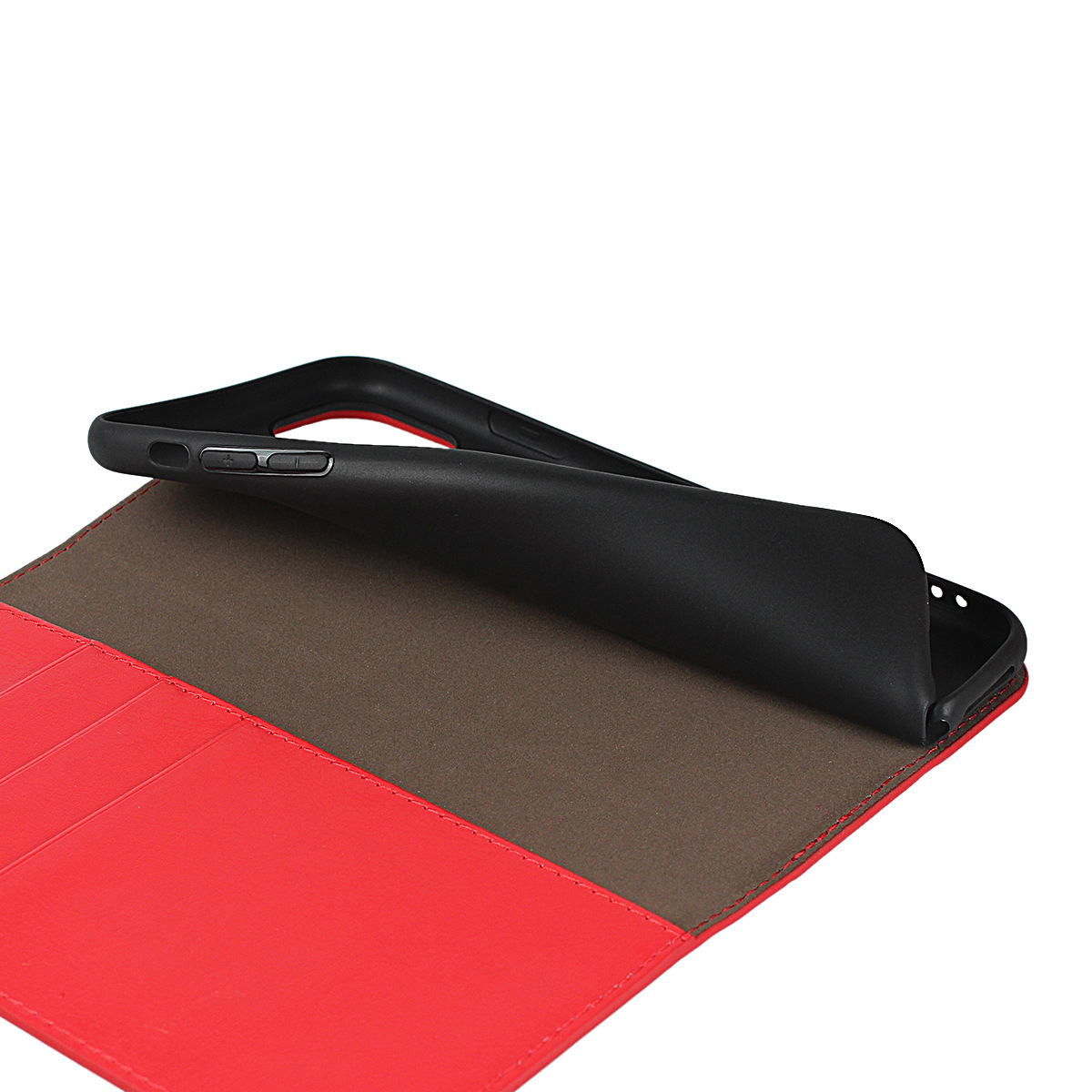 iPhone XI 疯马纹真皮钱包皮套