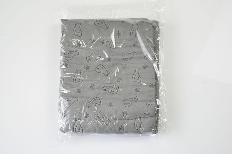 灰色小熊毛巾袋装