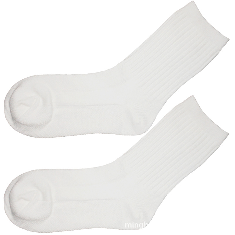 现货纯色学生袜