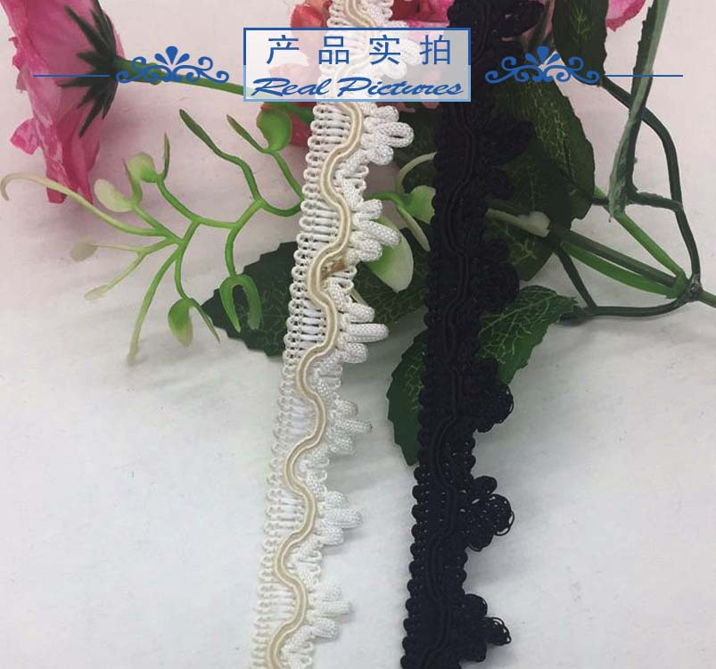 黑白三朵花花边13